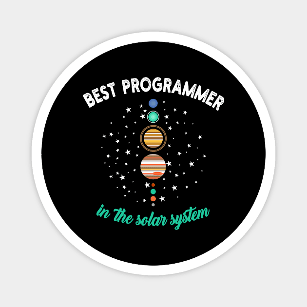 Best Programmer in The Solar System Magnet by Fusion Designs